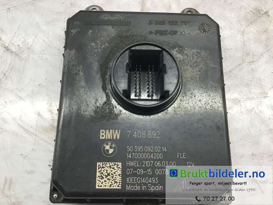 Styreenhet xenon/ballast til BMW i3, 2013-2022  (BMW|7 408 892)