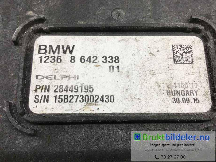 Styreenhet diverse til BMW i3 2013-2022  (BMW|1236 8 642 338|)