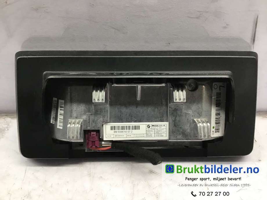 Instrument kjørecomputer til BMW i3 2013-2022  (BMW|65 50 9 306 743-07|)