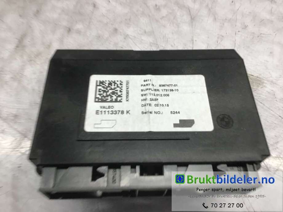 Styreenhet diverse til BMW i3, 2013-2022  (BMW|9 367 477-01)