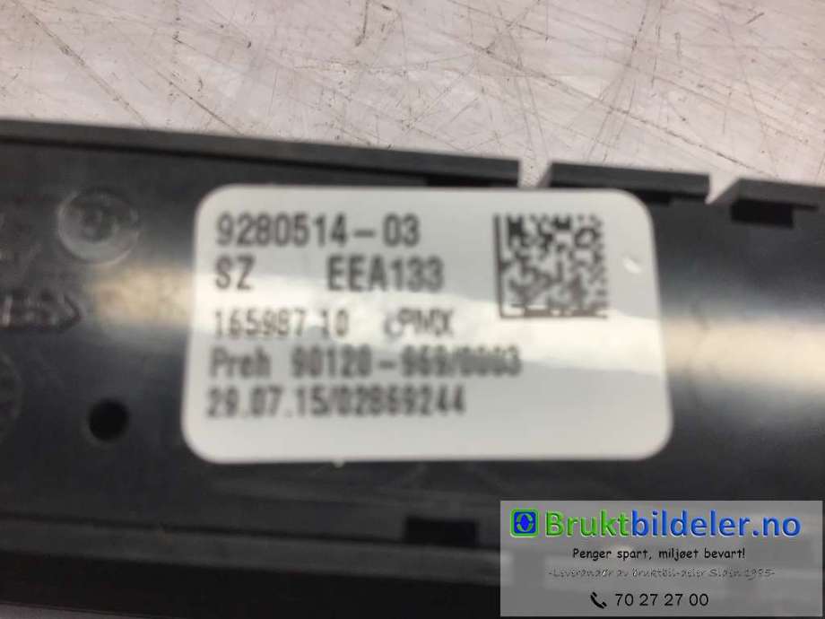 Bryter diverse til BMW i3 2013-2022  (BMW|9 280 514-03|)