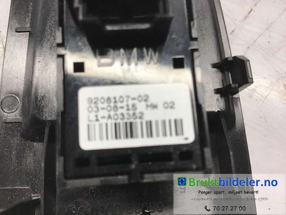 Bryter ruteheis til BMW i3 2013-2022  (BMW|9 208 107-02|)