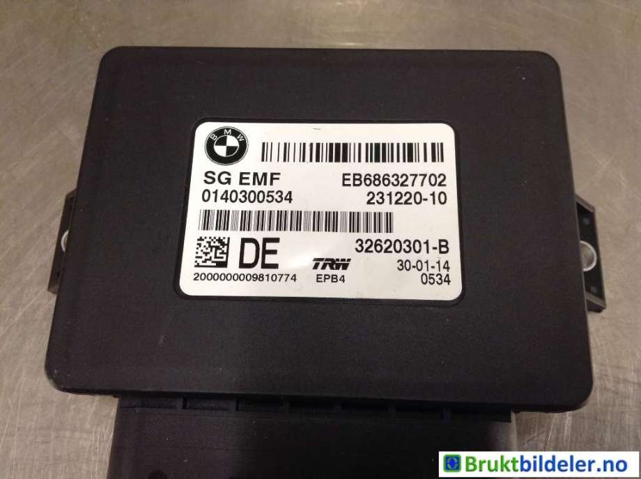 Styreenhet elektrisk parkbrems (EPB - Electric Parking Brake) til BMW X4 2014-2018 (F26) (F26) (BMW|34 43 6 887 358|32620301-B|)