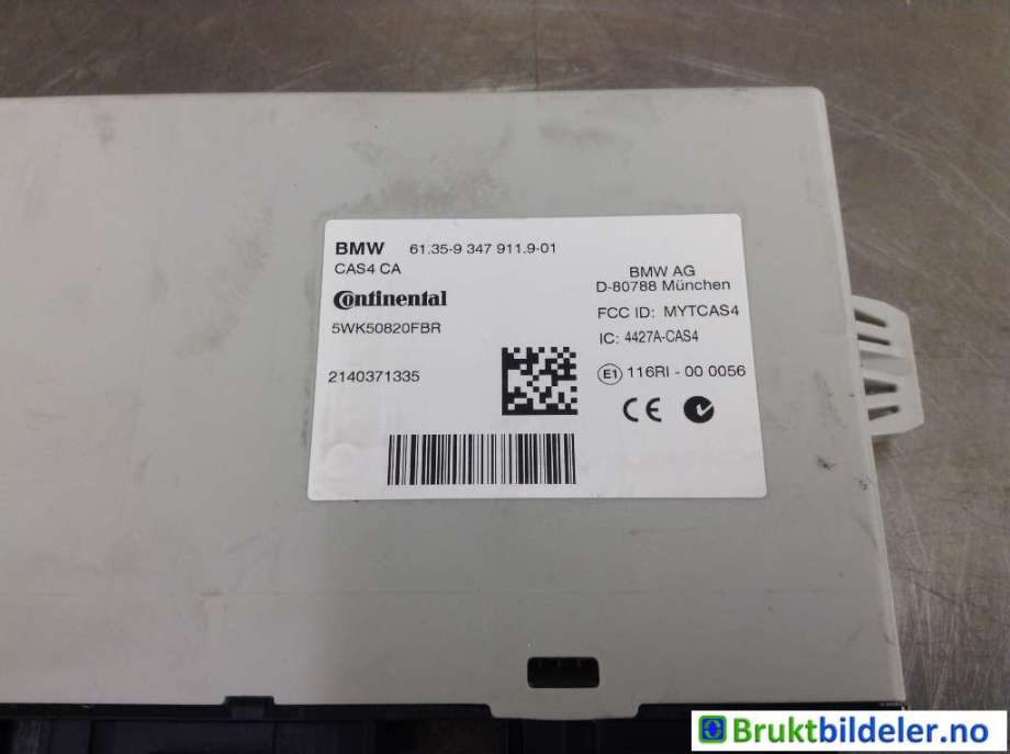 Styreenhet diverse til BMW X4 2014-2018 (F26) (F26) (BMW|61 35 9 347 911 9-01||61 35 6 809 372)