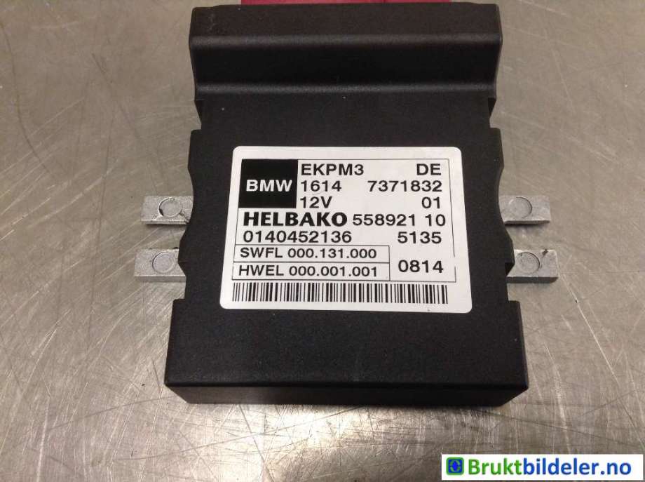 Styreenhet drivstoffpumpe til BMW X4 2014-2018 (F26) (F26) (BMW|16 14 7 371 832-01|558921-10|16 14 7 411 596)