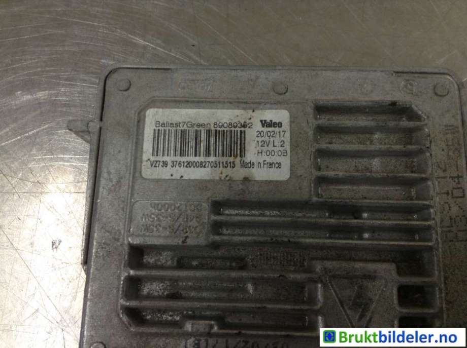 Styreenhet xenon/ballast til Volvo V60/V60 CC 2013-2018 (Type I, Fase 2)  (VOLVO|31297941|89089352|)