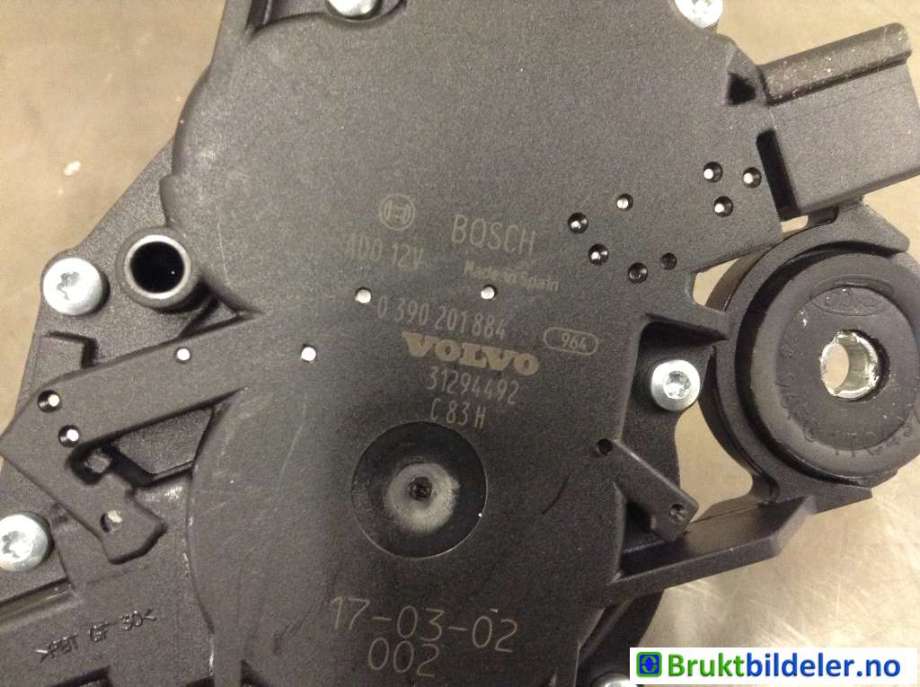 Viskermotor bakrute til Volvo V60/V60 CC 2013-2018 (Type I, Fase 2)  (VOLVO|31294492|0 390 201 884|)