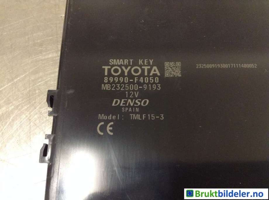 Styreenhet nøkkelfri/keyless til Toyota C-HR 2016-->>  (TOYOTA|89990 F4050|MB232500-9193|)