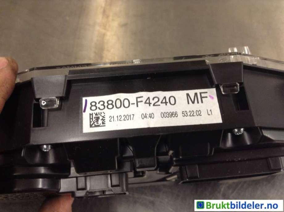 Instrumentpanel til Toyota C-HR 2016-->>  (TOYOTA|83800 F4240|A2C38980602|)
