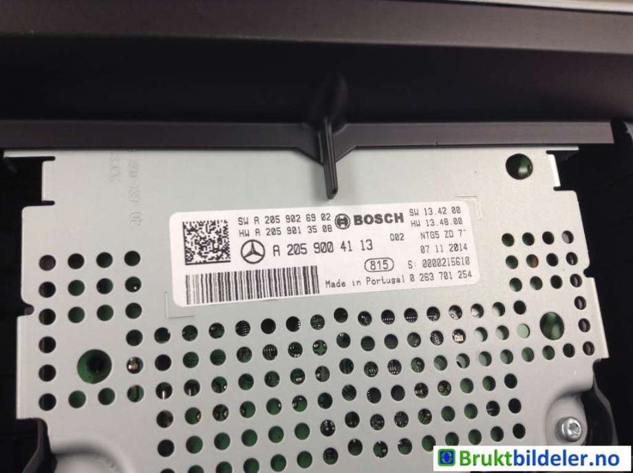 Instrument kjørecomputer til Mercedes C-Klasse 2014-2018 (Fase 1) (W205) (W205) (MERCEDES|A 205 900 41 13|0 263 701 254|)