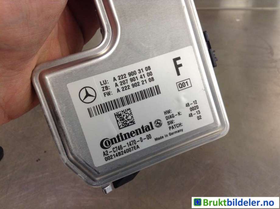 Sensor radar til Mercedes C-Klasse 2014-2018 (Fase 1) (W205) (W205) (MERCEDES|A 222 900 31 08|A2C7461470000|)