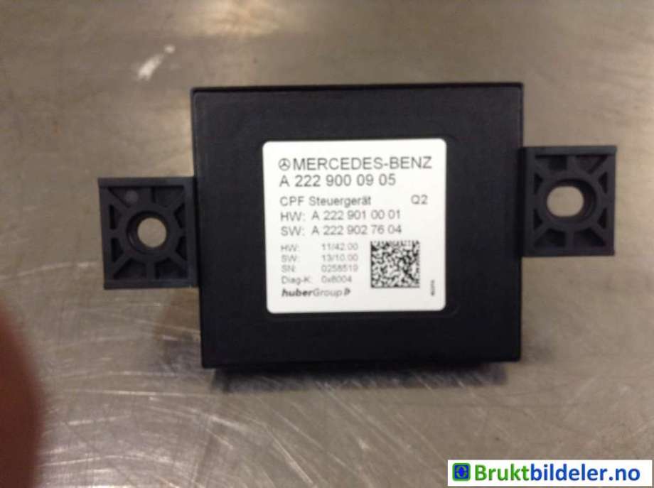 Styreenhet diverse til Mercedes C-Klasse 2014-2018 (Fase 1) (W205) (W205) (MERCEDES|A 222 900 09 05|)