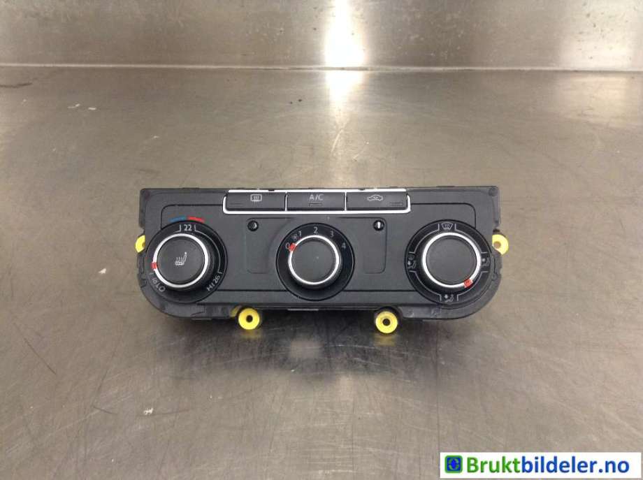 Varmeapparat betjening til VW Transporter / Caravelle, 2015-2019 (T6) (T6) (VOLKSWAGEN|7E0 907 047 AF)