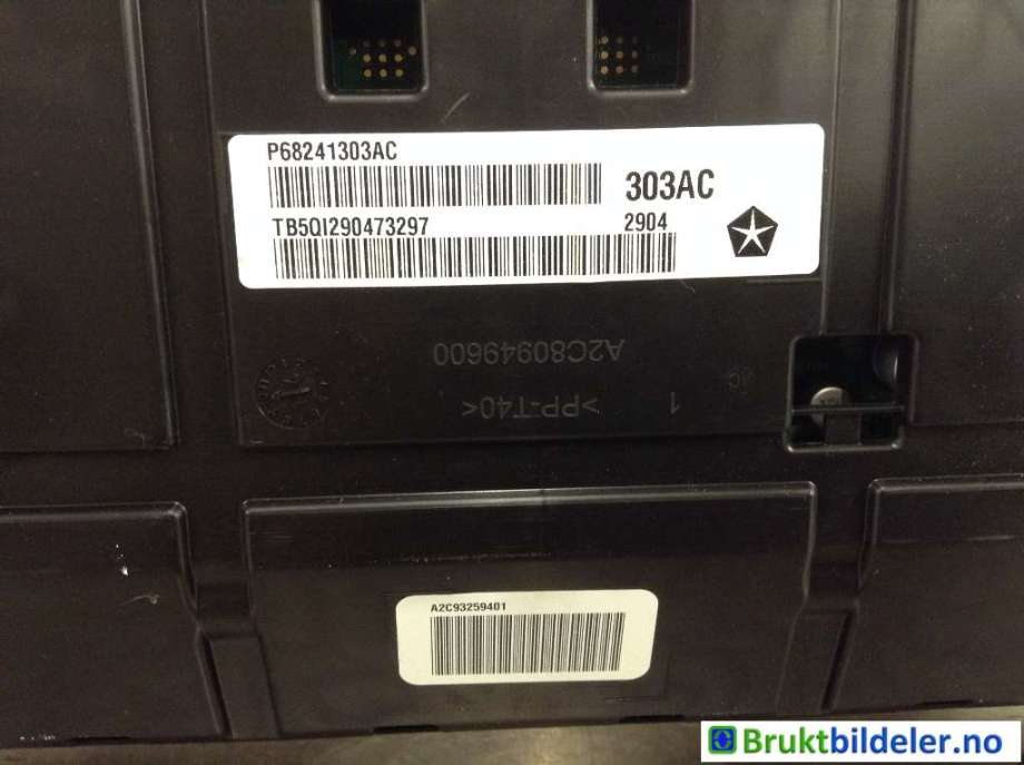 Instrumentpanel til Jeep Cherokee 2014-->> (Type V) (JEEP|68241303AC|A2C93259401|)