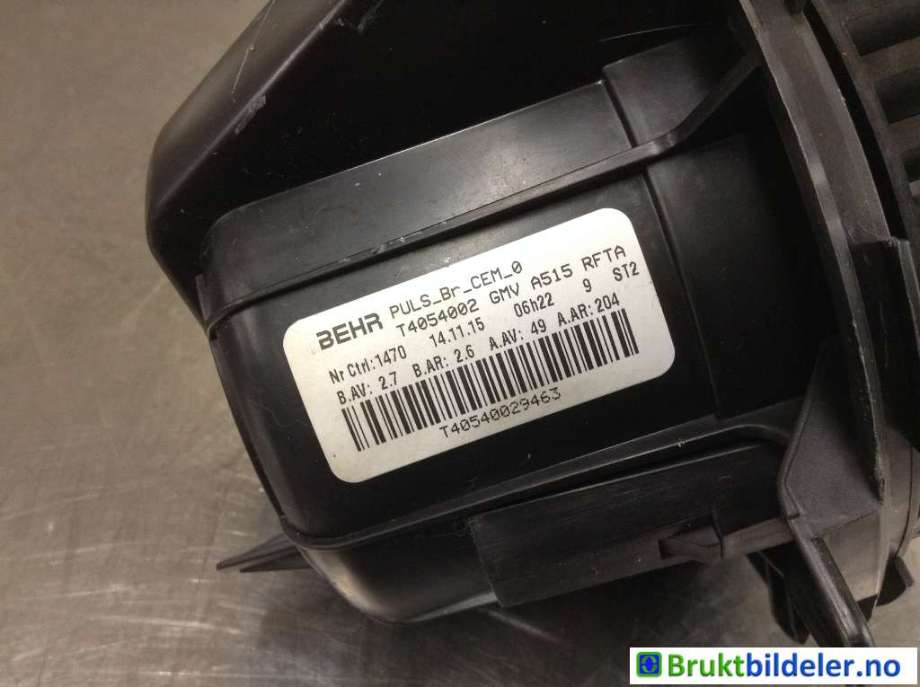 Varmeapparat motor til Citroën DS3 2010-2019  (DS||T4054002)