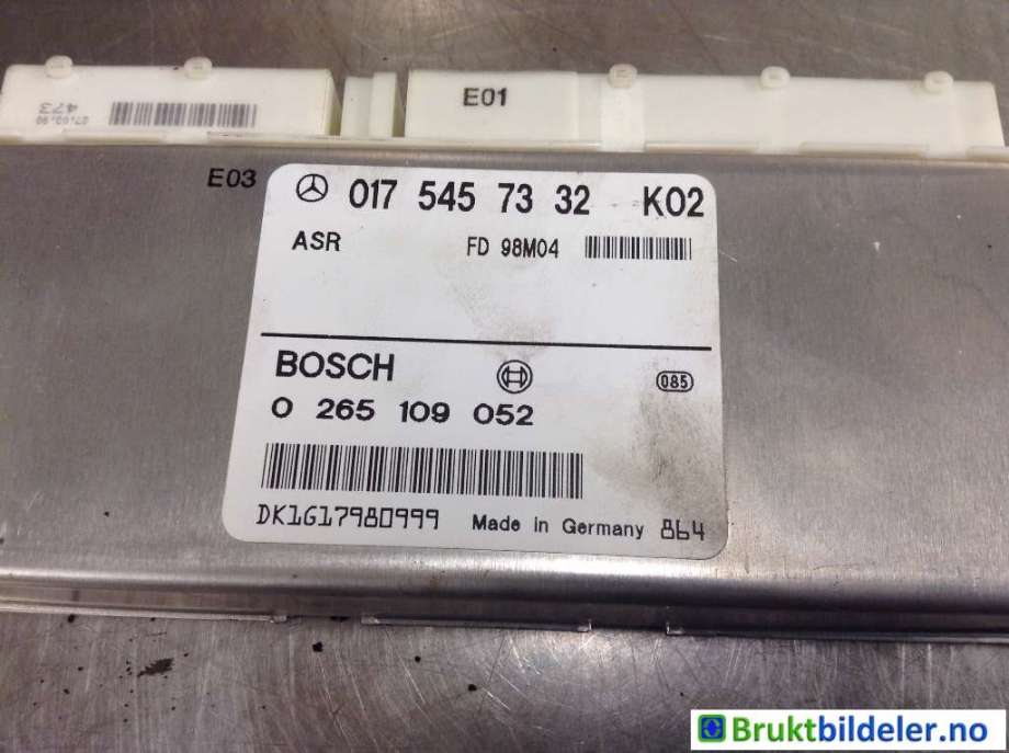 Styreenhet antispinn til Mercedes E-Klasse 1995-2000 (Fase 1) (W210) (W210) (MERCEDES|A 017 545 73 32|0 265 109 052|)