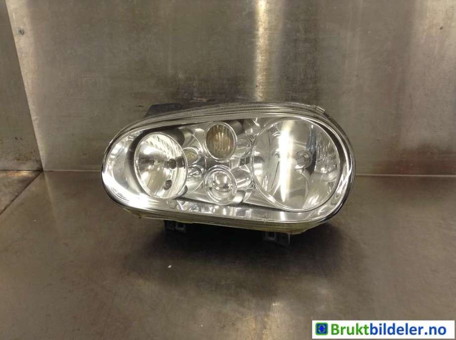 Frontlykt venstre halogen til VW Golf IV, 1998-2003  (VOLKSWAGEN|1J1 941 017 F)