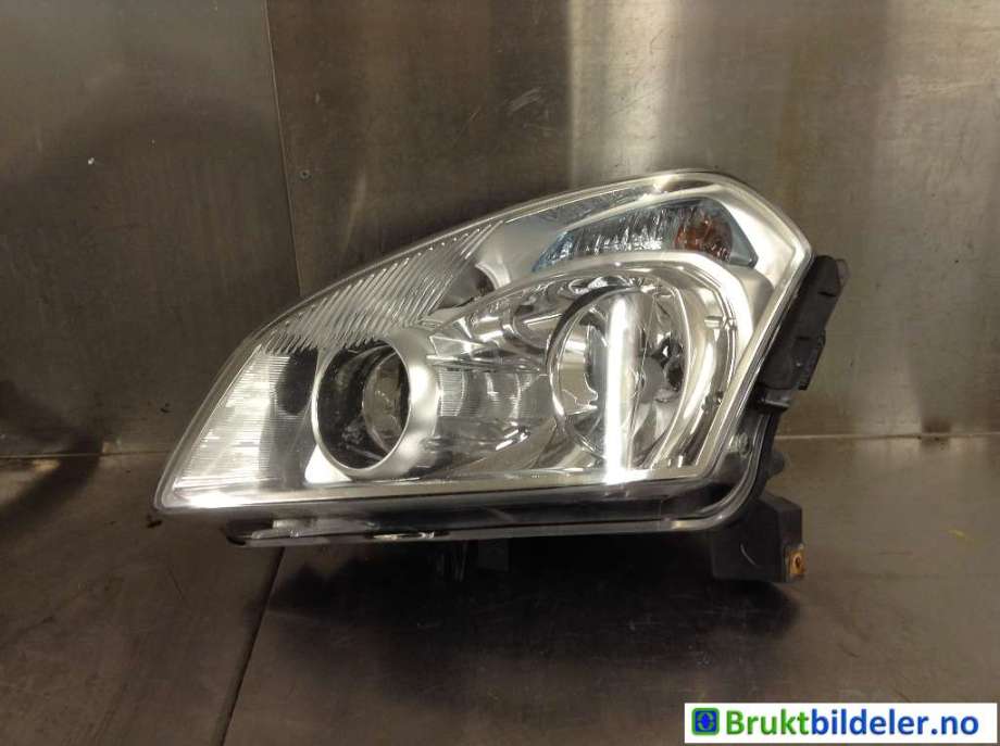 Frontlykt venstre xenon til Nissan Qashqai 2007-2010 (Type I, Fase 1) (NISSAN|26060JD91B|1EF 238 042-11|)