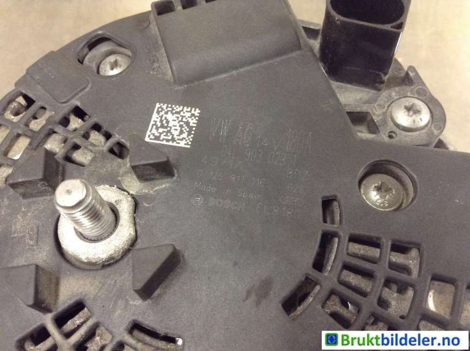 Dynamo til VW Transporter / Caravelle 2015-2019 (T6) (T6) (VOLKSWAGEN|04L 903 023 T|0 125 811 116|)