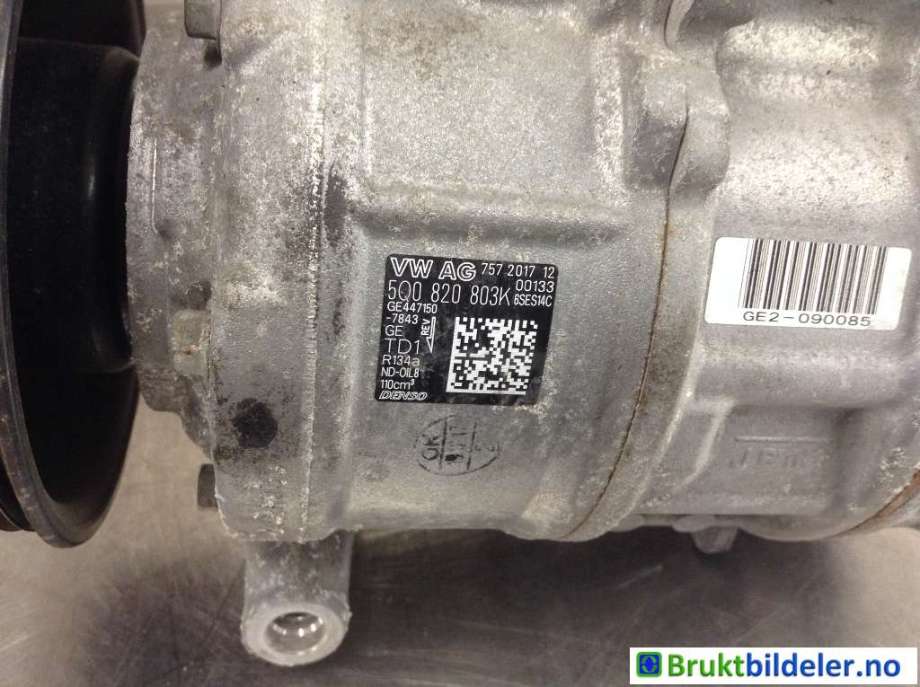 Aircondition kompressor til VW Transporter / Caravelle 2015-2019 (T6) (T6) (VOLKSWAGEN|5Q0 820 803 K|GE447150-7843|)