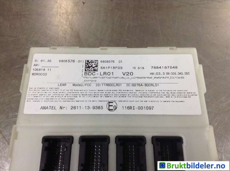 Styreenhet comfort (BCM) til BMW i3 2013-2022  (BMW|61 35 6 808 576-01|)