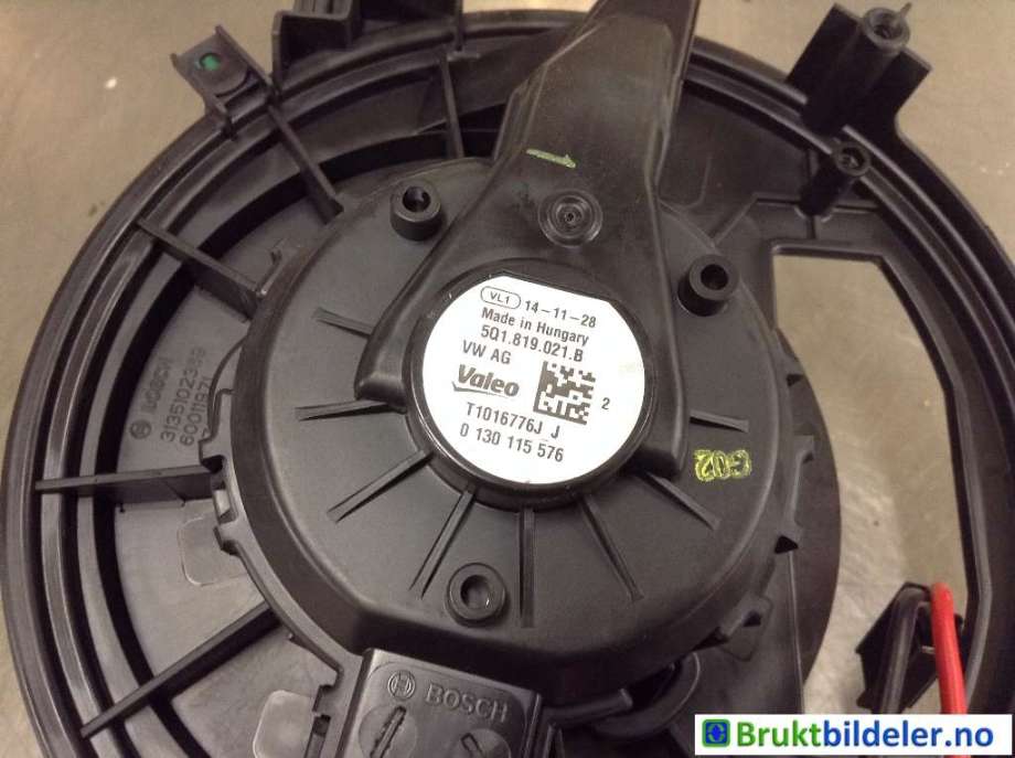 Varmeapparat motor til VW e-Golf 2014-2017 (Fase 1)  (VOLKSWAGEN|5Q1 819 021 B|T1016776J-J|0 130 115 576)