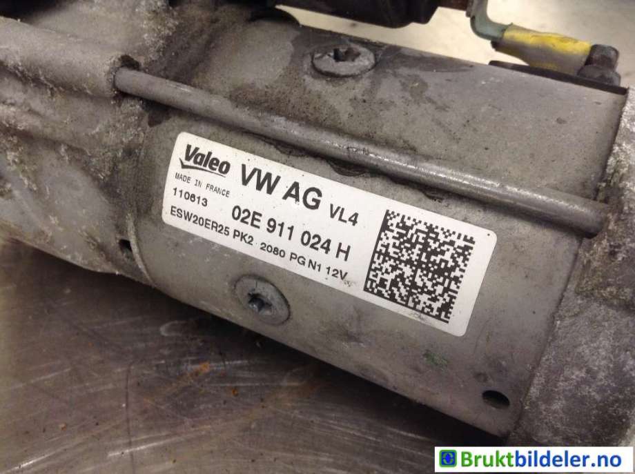 Starter diesel til VW Passat 2011-2015 (B7) (B7) (VOLKSWAGEN|02E 911 024 H|ESW20ER25|)