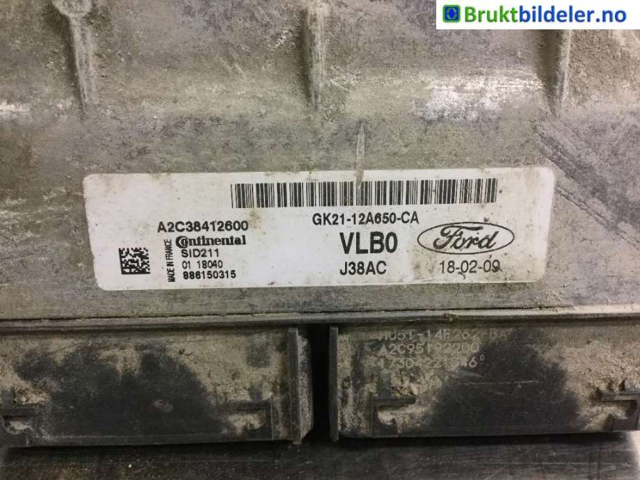 Styreenhet motor til Ford Transit 2014-->>  (FORD|GK21-12A650-CA|)