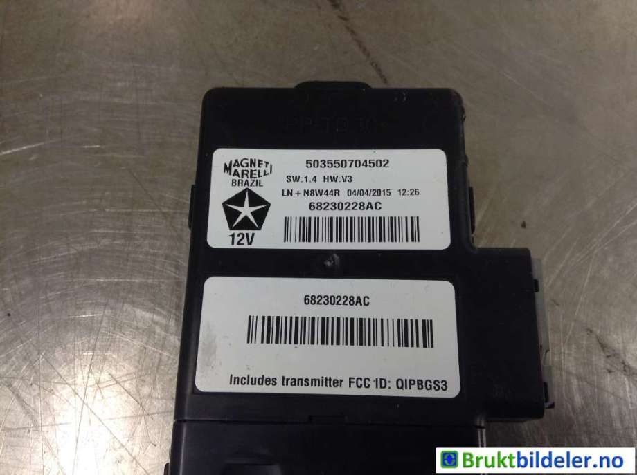 Styreenhet diverse til Fiat 500 2008-2020  (FIAT|68230228AC|)