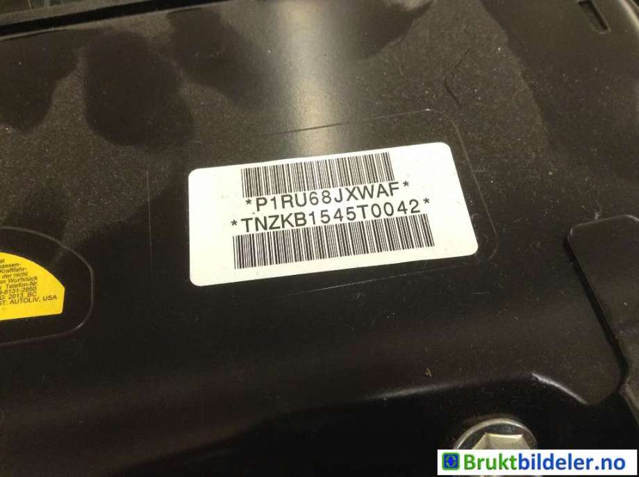 Airbag passasjer til Fiat 500 2008-2020  (FIAT||P1RU68JXWAF)