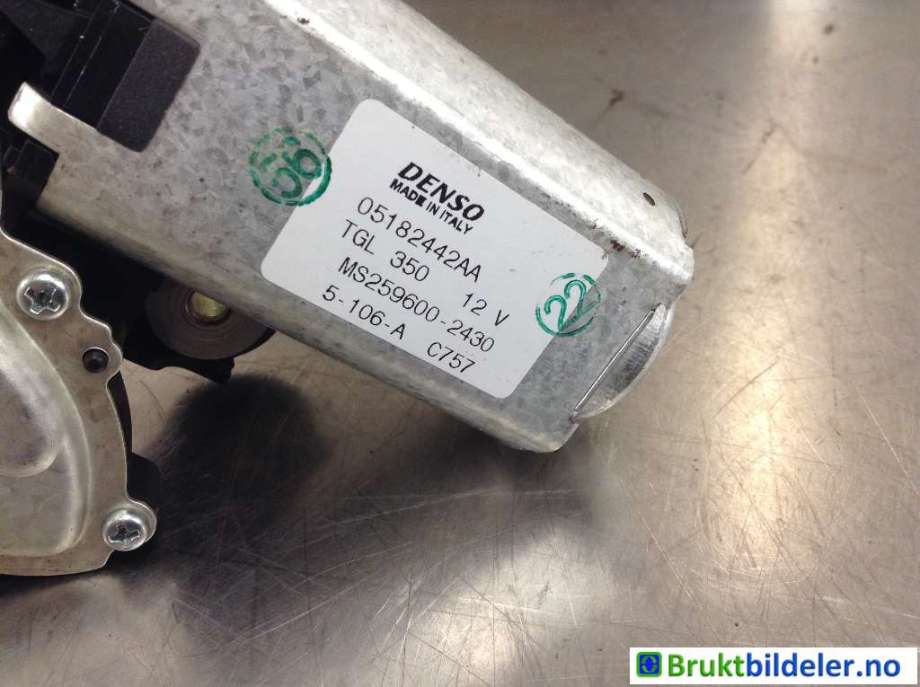 Viskermotor bakrute til Fiat 500 2008-2020  (FIAT|05182442AA|MS259600-2430|)
