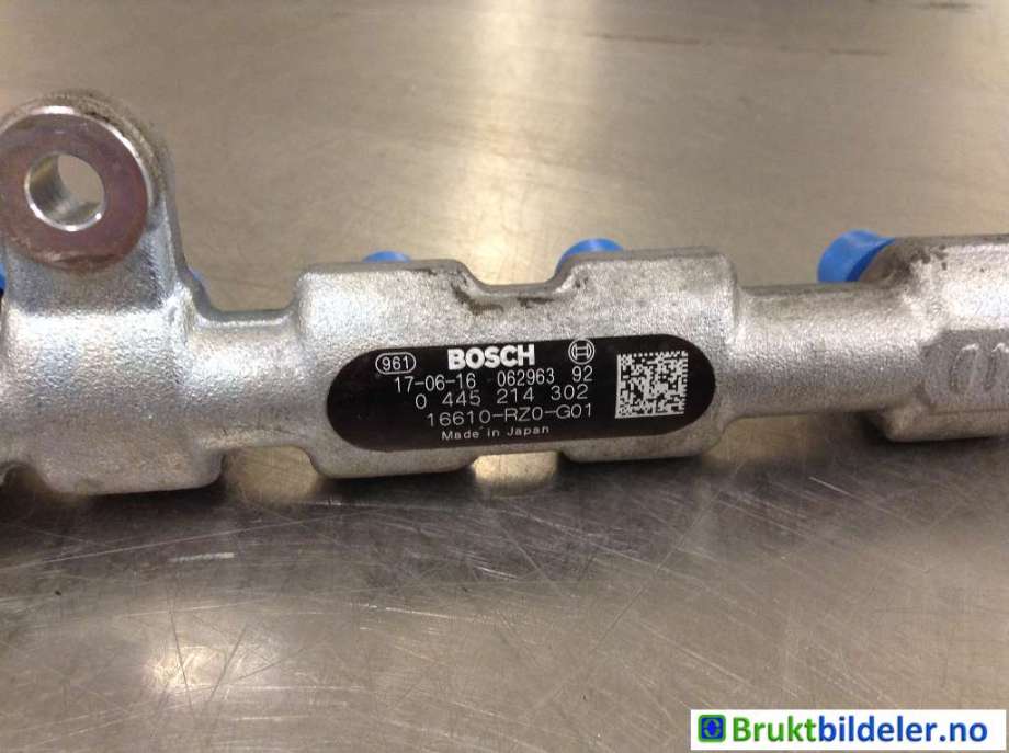 Dyseskinne (fuelrail) til Honda CR-V 2012-2018 (Type IV)  (HONDA|16610-RZ0-G01|0 445 214 302|0 281 002 966)