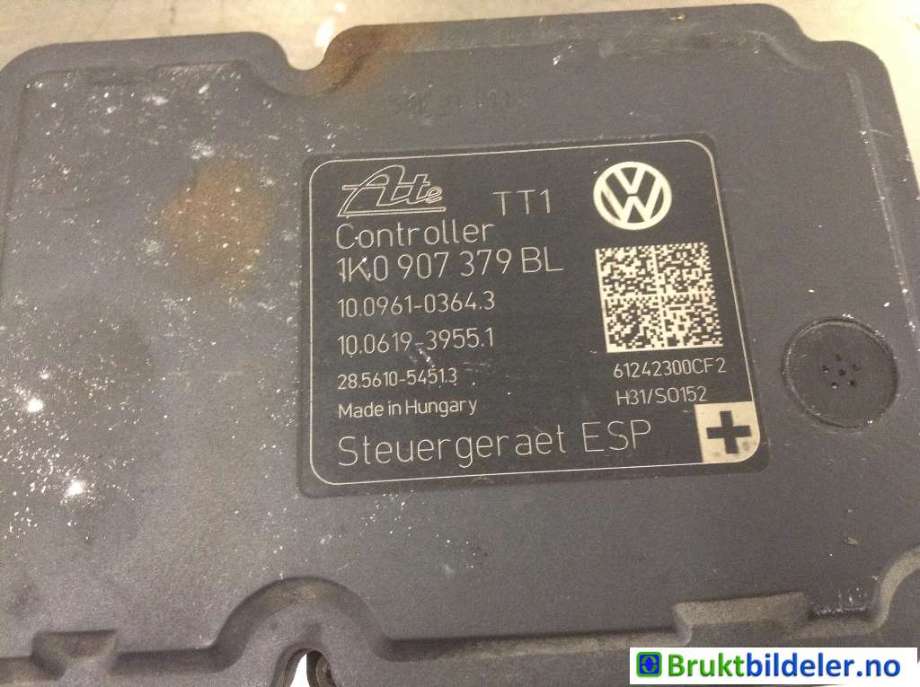 ABS sentral til VW Golf, Plus/Cross 2009-2013 (Fase 2)  (VOLKSWAGEN|1K0 614 517 DP|10.0212-0701.4|1K0 907 379 BL)