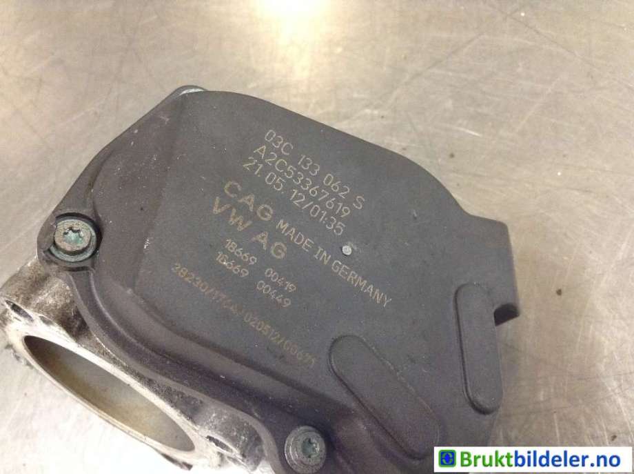 Spjeldhus til VW Golf, Plus/Cross 2009-2013 (Fase 2)  (VOLKSWAGEN|03C 133 062 S|A2C53367619|)