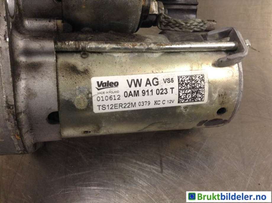Starter til VW Golf, Plus/Cross 2009-2013 (Fase 2) (VOLKSWAGEN|0AM 911 023 T|TS12ER22M|)