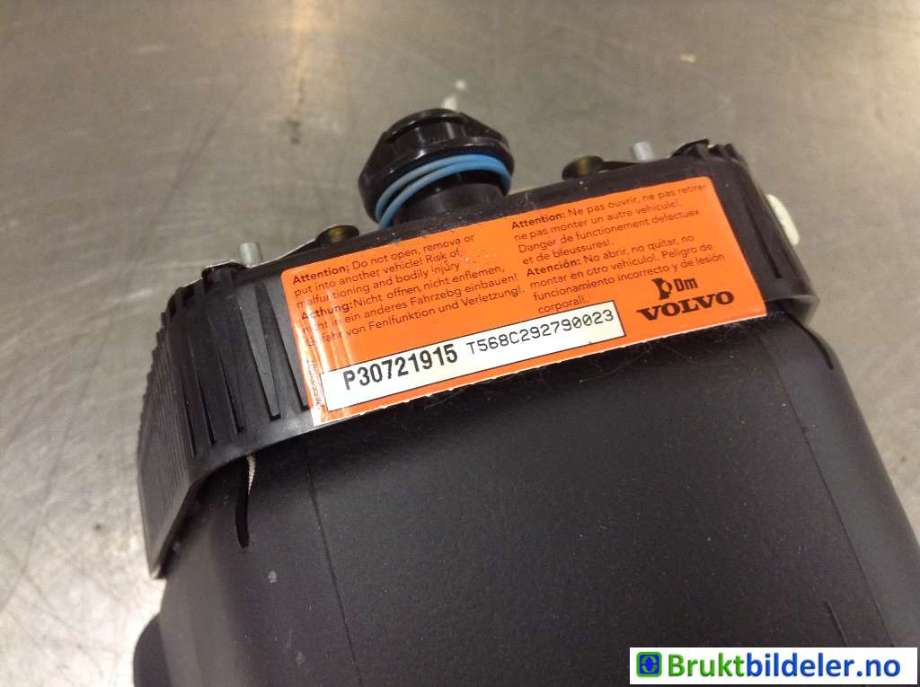 Airbag rattpute til Volvo V70 2007-2013 (Type III, Fase 1)  (VOLVO|30721915|)