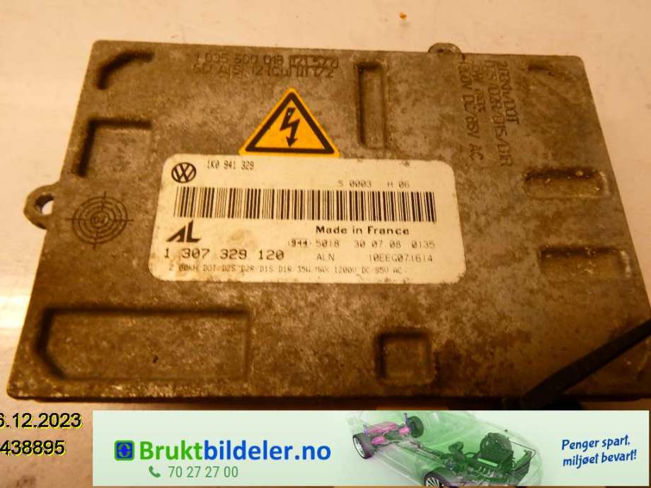 Styreenhet xenon/ballast til VW CC 2008-2012 (PASSAT CC) (PASSAT CC) (VOLKSWAGEN||1 307 329 120)