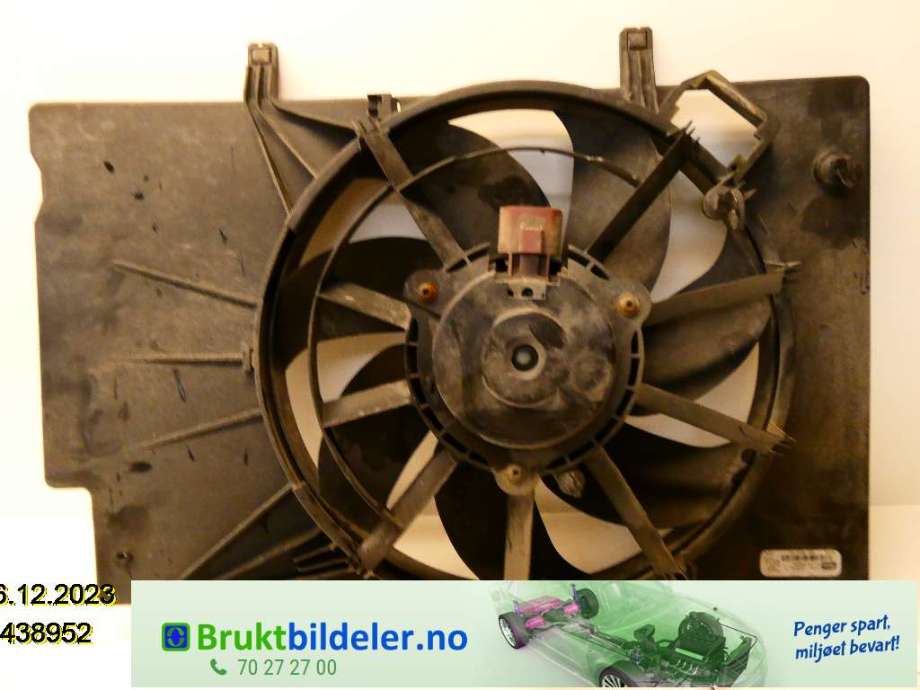 Kjølevifte til Ford Fiesta, 2008-2012 (Type VI, Fase 1)  (FORD|8V51 8C67 CG)