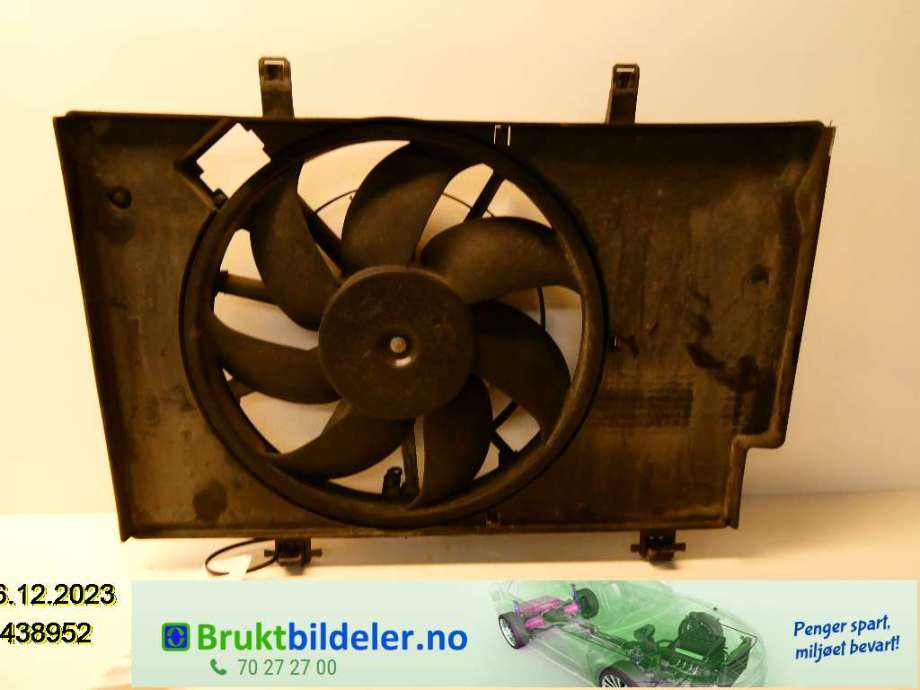 Kjølevifte til Ford Fiesta 2008-2012 (Type VI, Fase 1) (FORD|8V51 8C67 CG|8V51 8C607 CG|)
