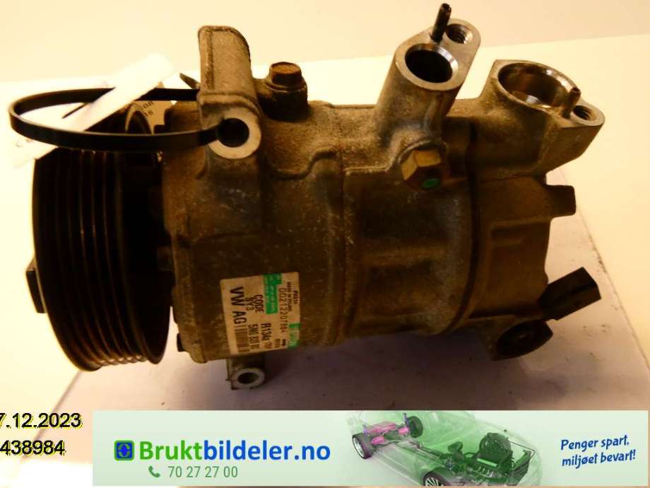 Aircondition kompressor til VW CC 2008-2012 (PASSAT CC) (PASSAT CC) (VOLKSWAGEN|5N0 820 803|)