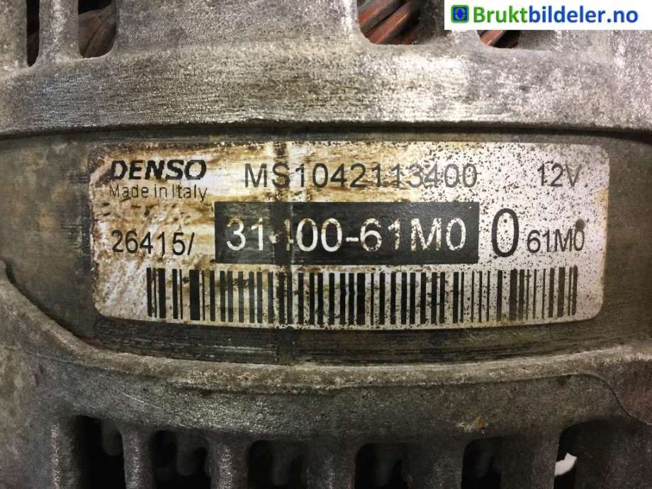 Dynamo til Suzuki Vitara 2015-->> (Type IV)  (SUZUKI|31400-61M0|MS1042113400|)