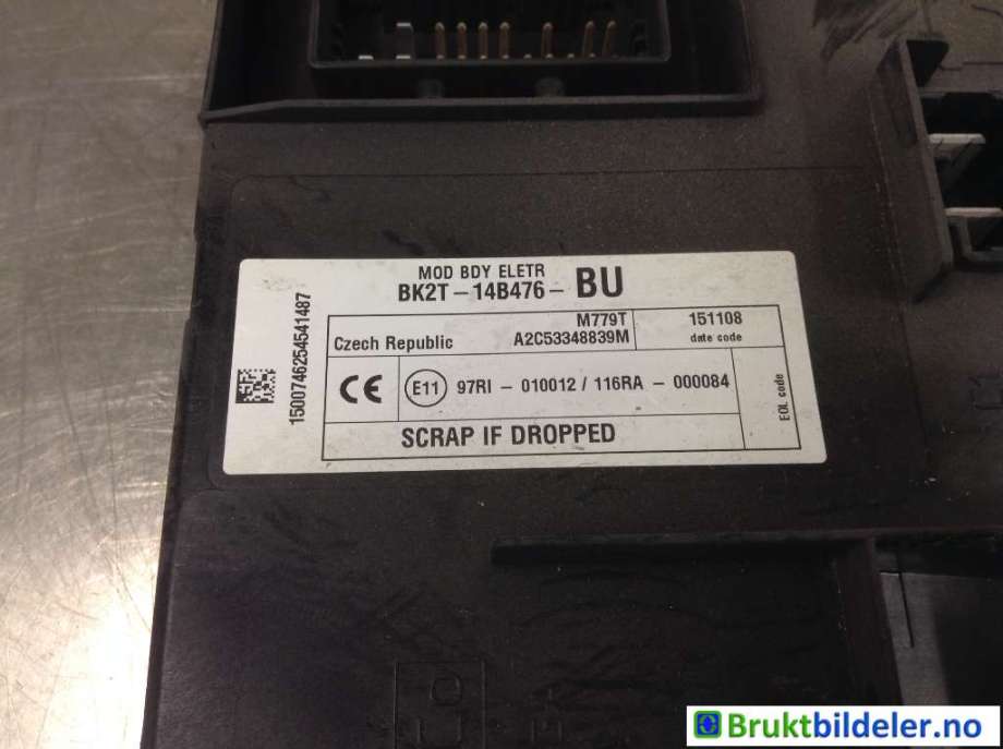 Styreenhet comfort (BCM) til Ford Transit Custom 2013-2023 (Type I) (FORD|BK2T-14B476-BU|)