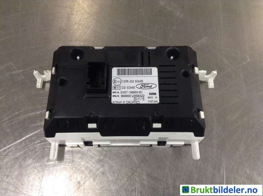 Multimedia display (MCU - Media Controller Unit) til Ford Transit Custom 2013-2023 (Type I)  (FORD|EM5T-18B955-BC|)