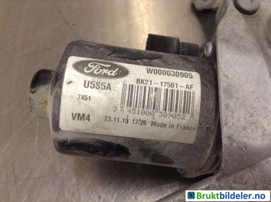 Viskermotor frontrute til Ford Transit Custom 2013-2023 (Type I) (FORD|BK21-17501-AF|W000030905|)