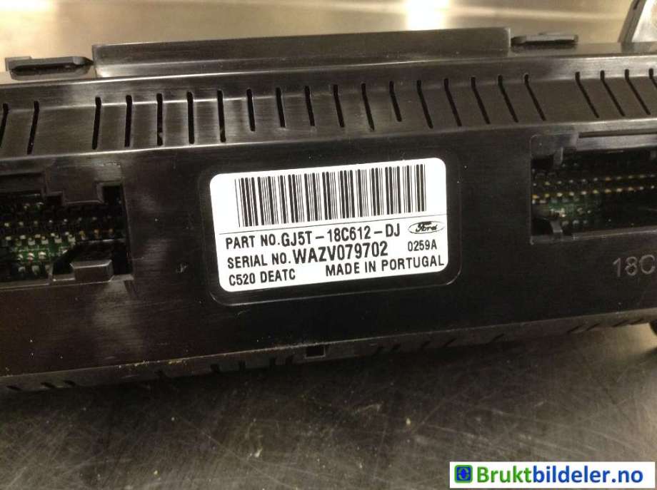 Varmeapparat betjening til Ford Kuga 2013-2019 (FORD|GJ5T-18C612-DJ|)
