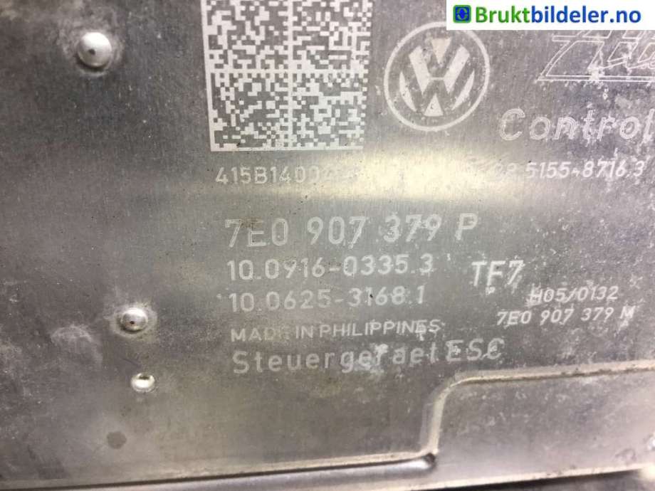 ABS sentral til VW Caddy 2015-2020 (Type III, Fase 3)  (VOLKSWAGEN|7E0 907 379 P|)
