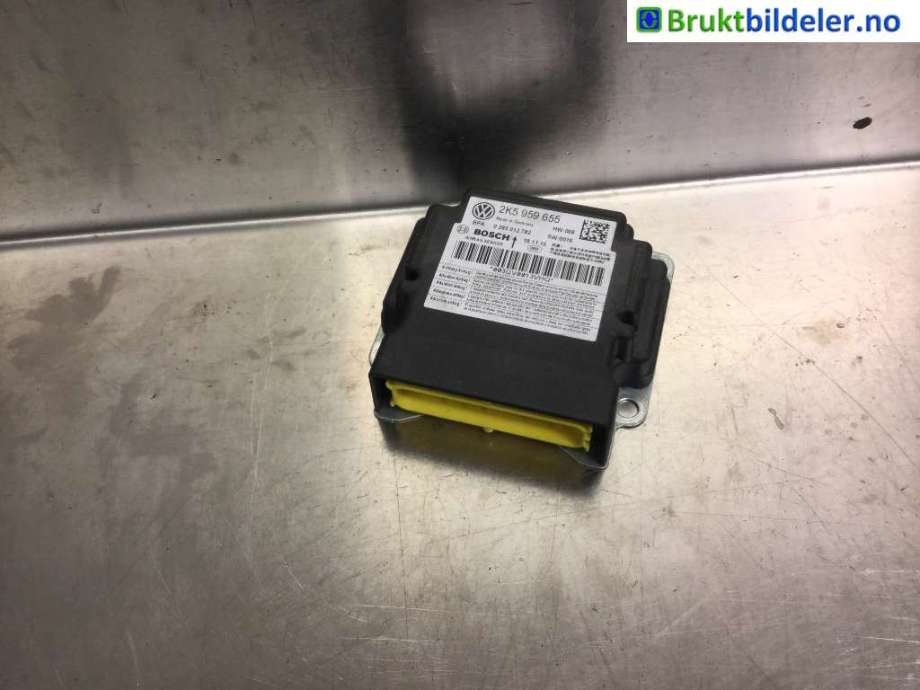 Airbag elektronikk til VW Caddy, 2015-2020 (Type III, Fase 3)  (VOLKSWAGEN|2K5 959 655 D)