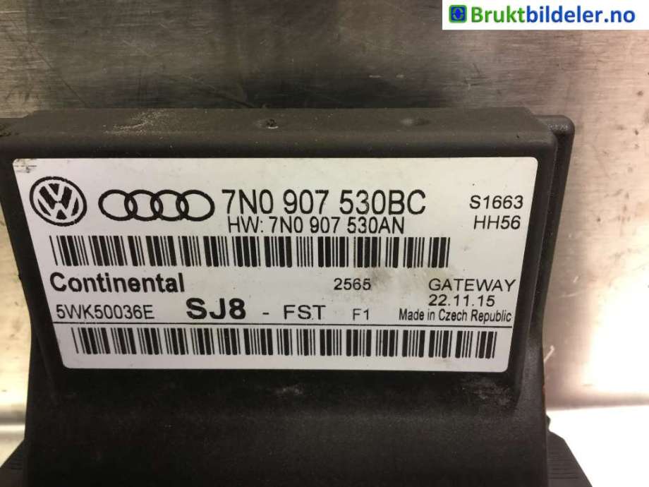 Styreenhet diverse til VW Caddy 2015-2020 (Type III, Fase 3)  (VOLKSWAGEN|7N0 963 513 B|5WK50036E|)