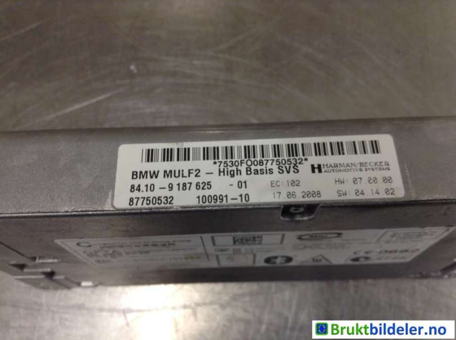 Styreenhet diverse til BMW 5-Serie 2003-2010 (E60/E61) (E60/E61) (BMW|84 10 9 187 625-01|)