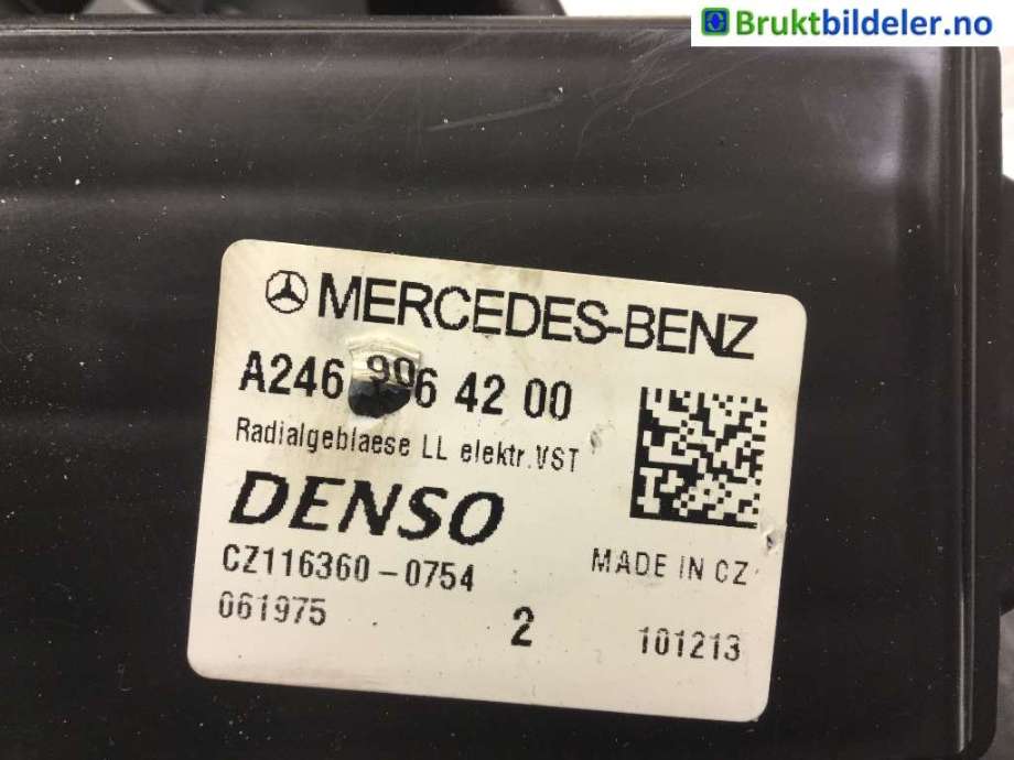 Varmeapparat motor til Mercedes A-Klasse 2012-2018 (W176) (W176) (MERCEDES|A 246 906 42 00|CZ116360-0754|)